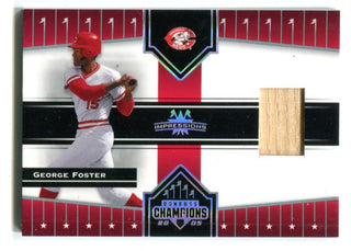 George Foster 2005 Donruss Champions Bat Card #351