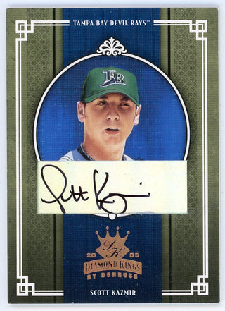 Scott Kazmir Autographed 2005 Donruss Diamond Kings Card #227