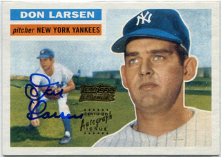 Don Larsen 2002 Topps Team Topps Reprint Autographed Card #332
