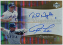 David Wright/Justin Leone 2005 Upper Deck Reflections Dual Autographed Card #DWJL