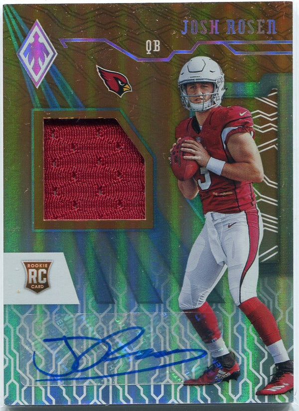Josh Rosen 2018 Panini Phoenix Jersey/Autographed RC #RJA-JR 66/75