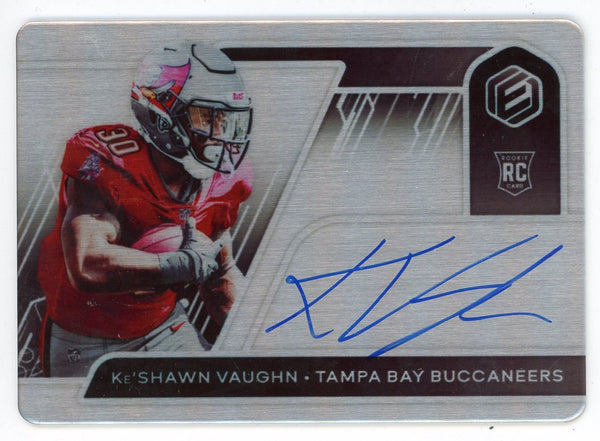 Ke'Shawn Vaughn Autographed 2020 Panini Elements Rookie Card #154