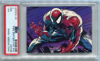 Spider-Man 1992 McFarlane Era Card #41 PSA Graded 7