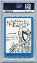 Spider-Man 1992 McFarlane Era Card #41 PSA Graded 7