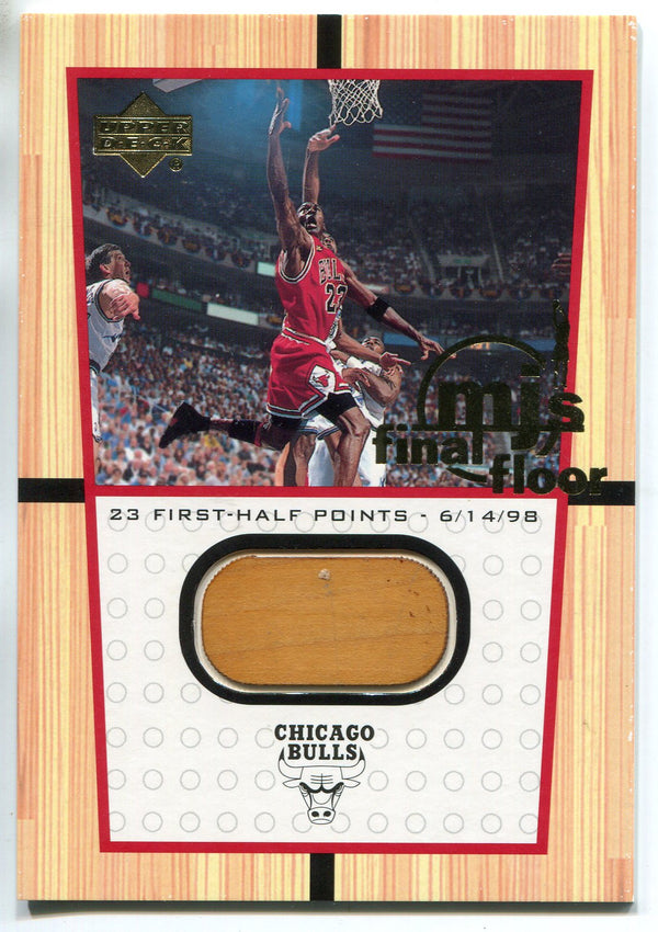 Michael Jordan 2000 Upper Deck MJ's Final Floor Jumbo Relic Card #FF5