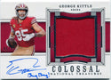 George Kittle 2023 Panini National Treasures Jersey/Autographed W/Inscription Card #COL-GK1 49/49
