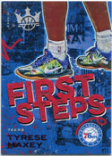 Tyrese Maxey 2020 - 2021 Panini Court Kings First Steps Ruby Parallel RC #9 148/149
