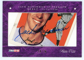 Jack Harshman Autographed 2008 Tristar Signa Cuts