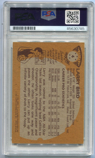 Larry Bird 1981 - 1982 Topps Autographed Card PSA/DNA Certified