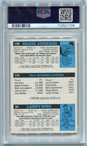 Larry Bird, Julius Erving & Magic Johnson Autographed 1980 Topps RC PSA Graded 4 Auto 10 PSA/DNA Certified