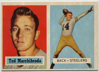 Ted Marchibroda 1957 Topps Card #113