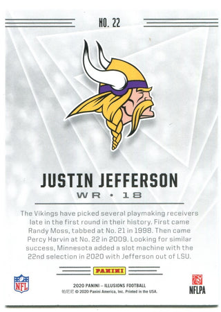 Justin Jefferson Panini Illusions Rookie 2020