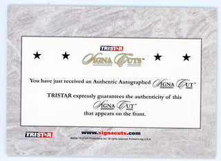 Lenny Dykstra Autographed 2008 Tristar Signa Cuts