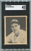 Hank Greenberg 1939 Playball Card #56 SGC Graded 4