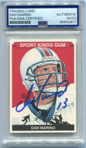 Dan Marino 2008 Sportkings Autographed Card #96 PSA/DNA Certified