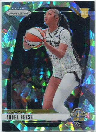 Angel Reese 2024 Panini WNBA Prizm Cracked Ice Prizm RC #10
