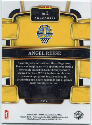 Angel Reese 2024 Panini WNBA Select RC #5