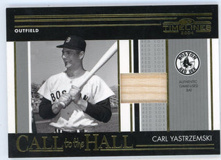 Carl Yastrzemski 2004 Donruss Timelines Call to the Hall Bat Relic #CH-8
