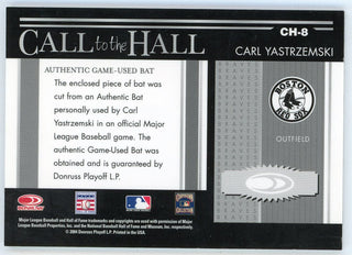 Carl Yastrzemski 2004 Donruss Timelines Call to the Hall Bat Relic #CH-8