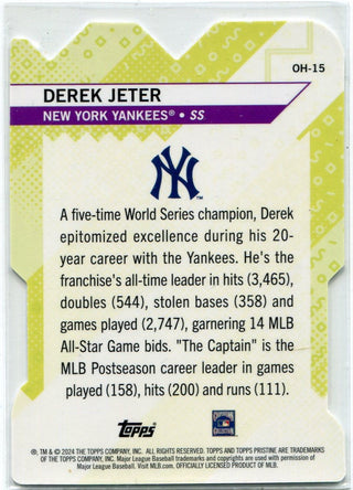 Derek Jeter 2024 Topps Pristine Oh Snap Die-Cut Card #OH-15