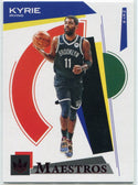 Kyrie Irving 2020 - 2021 Panini Court Kings Maestros Ruby Parallel Card #26 5/149