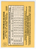 Tom Seaver 1984 Donruss #424