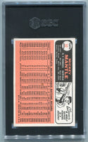 Mickey Mantle 1966 Topps Card #50 SGC Graded 4