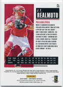 J.T. Realmuto 2020 Panini Contenders Draft Ticket Purple Parallel Card #30 23/99