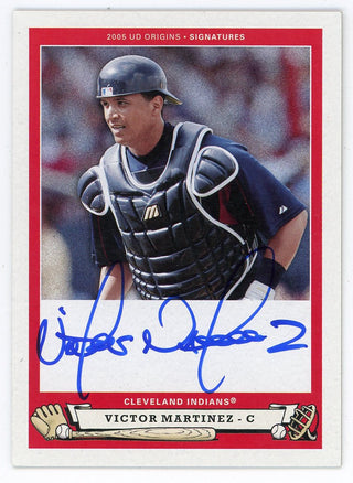 Victor Martinez 2005 Upper Deck Origins Autographed Card #VM-1