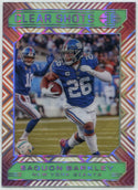 Saquon Barkley 2020 Panini Illusions Clear Shots Card #9