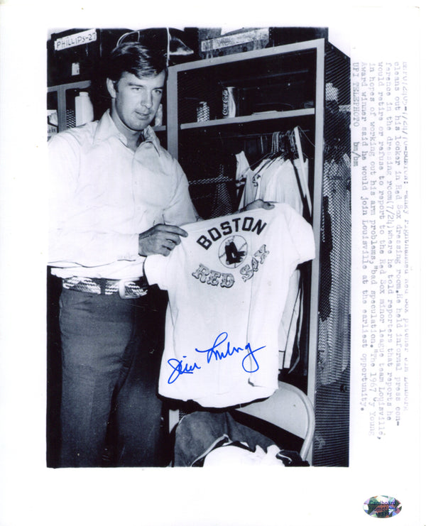 Jim Lonborg Autographed 8x10 Photo
