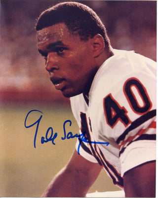 Gale Sayers Autographed 8x10 Football Photo