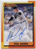 Paul Skenes 2025 Topps 1990 Throwback Autographed Card #90A-PS