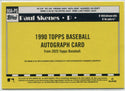 Paul Skenes 2025 Topps 1990 Throwback Autographed Card #90A-PS