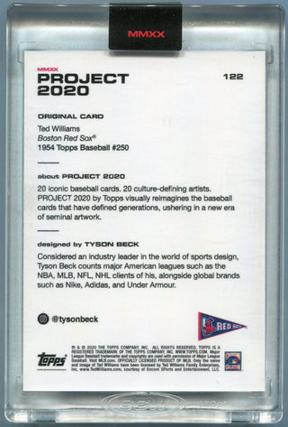 Ted Williams Topps Project 2020 Card #122