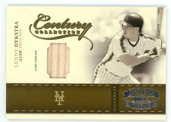 Lenny Dykstra 2004 Donruss Throwback Threads Century Collection Bat Relic #CC-51