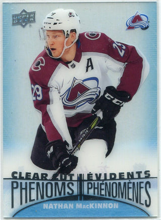 Nathan Mackinnon 2018 - 2019 Upper Deck Tim Hortons Clear Cut Phenoms Card #CC-13