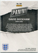 David Beckham 2021 Panini Fathers Day Foil Card #DB 107/199