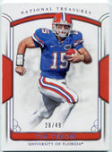 Tim Tebow 2018 Panini National Treasures Card #28/49