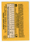 Ruben Sierra Autographed 1987 Donruss #346
