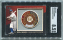 Lou Gehrig 2010 Topps Legends Commemorative Patch Card #MCP-9 SGC Graded 8.5