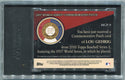 Lou Gehrig 2010 Topps Legends Commemorative Patch Card #MCP-9 SGC Graded 8.5