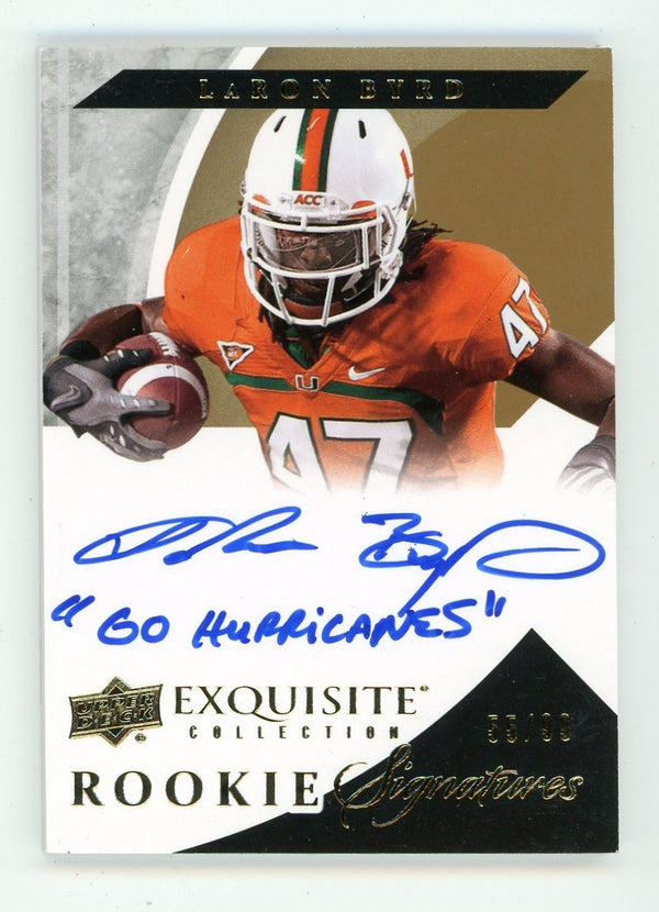 LaRon Landry 2012 Upper Deck Exquisite Rookie Signatures #65 Card 55/99