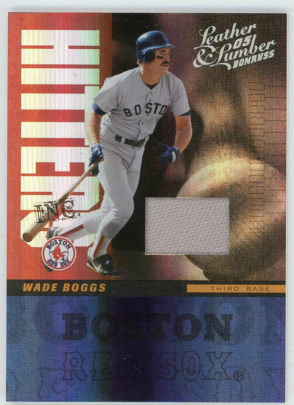 Wade Boggs 2005 Donruss Leather & Lumber Patch Relic #HI-24