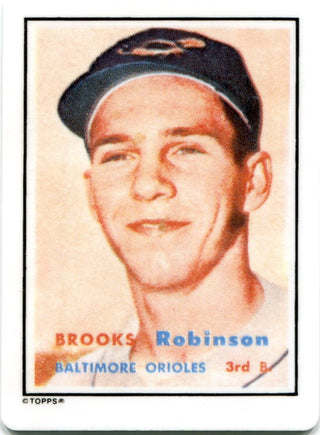 Brooks Robinson 1990 The Hamilton Collection 1957 Porcelain Card #D3267