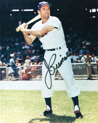 Jimmy Piersall Autographed  Baseball 8x10 Photo