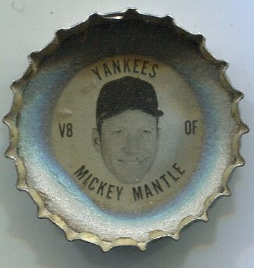 Mickey Mantle 1967 V8 Coke Bottle Cap