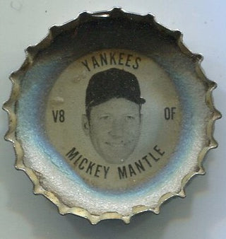 Mickey Mantle 1967 V8 Coke Bottle Cap