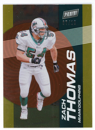Zach Thomas 2020 Panini Player of the Day #67 /10
