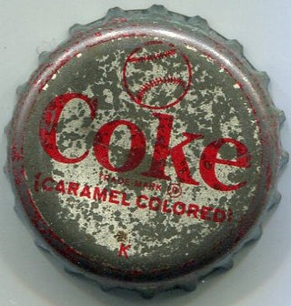 Mickey Mantle 1967 V8 Coke Bottle Cap